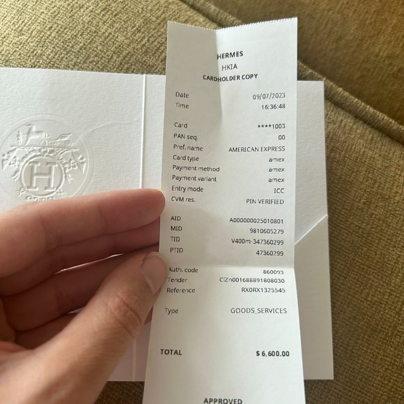 Hermes Chypres, never been worn. Mens size 41 (fits a female- size 8.5) - Picture 8 of 8